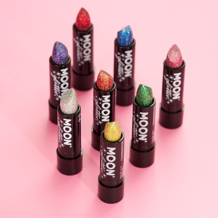 Moon Creations Holographic Glitter Lipstick — productreeks en toepassing