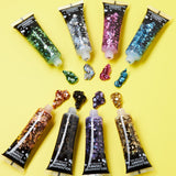Moon Creations Holographic Chunky Glitter Gel — productreeks en toepassing