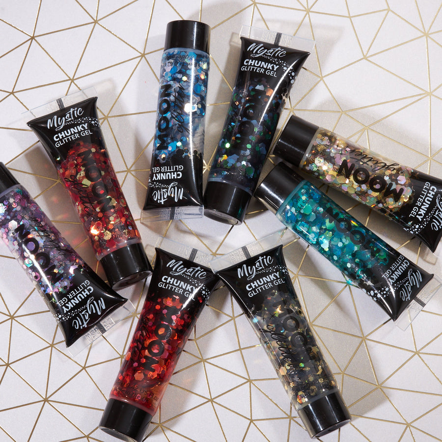 Moon Creations Mystic Chunky Glitter Gel — productreeks en toepassing