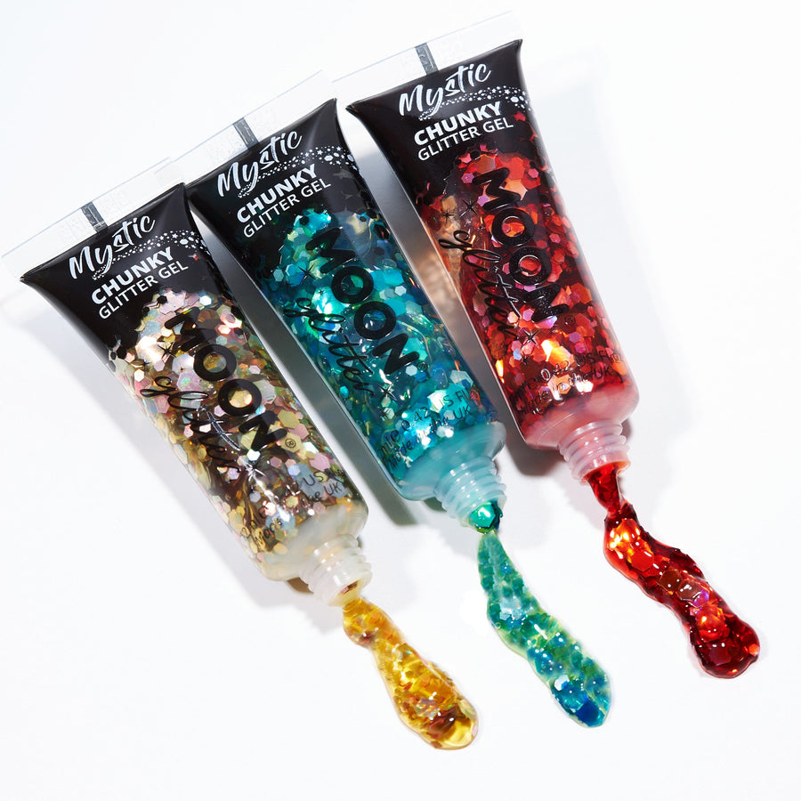 Moon Creations Mystic Chunky Glitter Gel — productreeks en toepassing