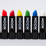 Moon Creations Neon UV Lipstick — productreeks en toepassing