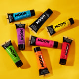 Moon Creations Neon UV Face & Body Paint — productreeks en toepassing