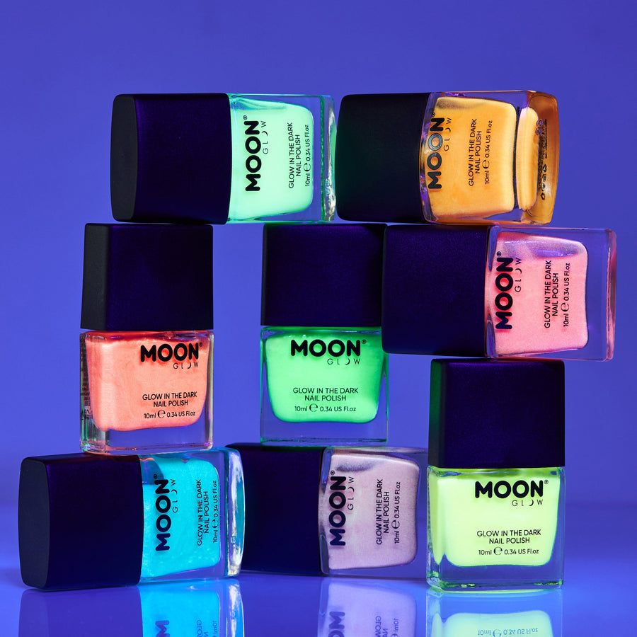Moon Creations Glow in the Dark Nail Polish — productreeks en toepassing