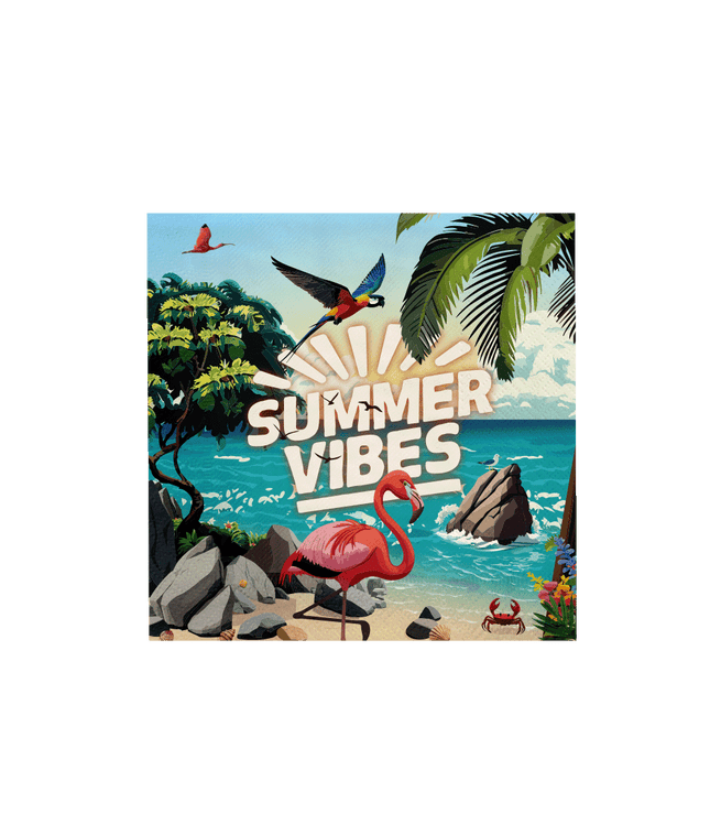 Summer Vibes servetten - 16 stuks