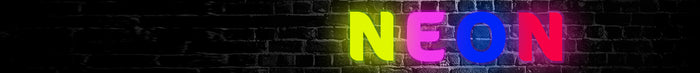 Neon versiering glow in the dark