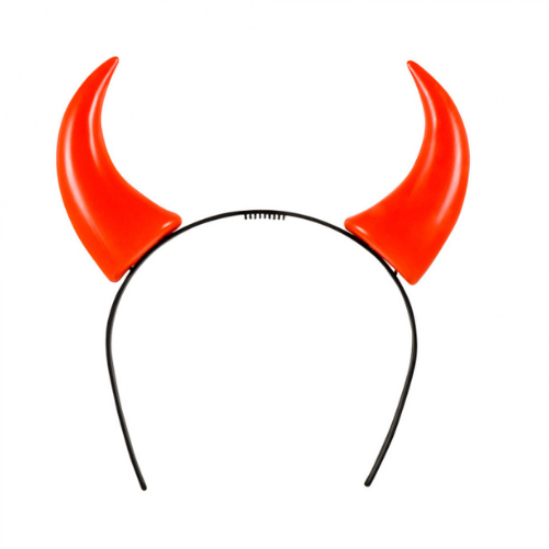 Rode duivel hoorntjes tiara