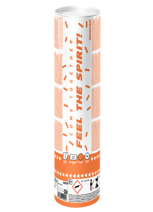 Confetti Cannon - Orange - Paper - 28 cm