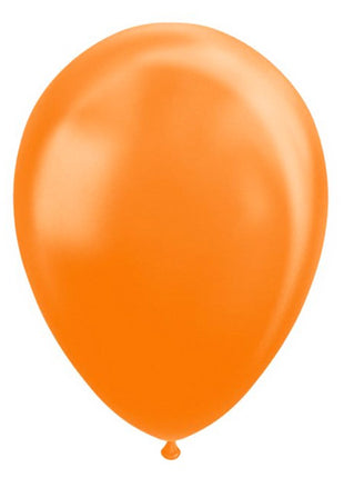 Ballonnen - 10 stuks - 30 cm - Oranje metallic