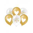 Just Married balloons - 6 pieces