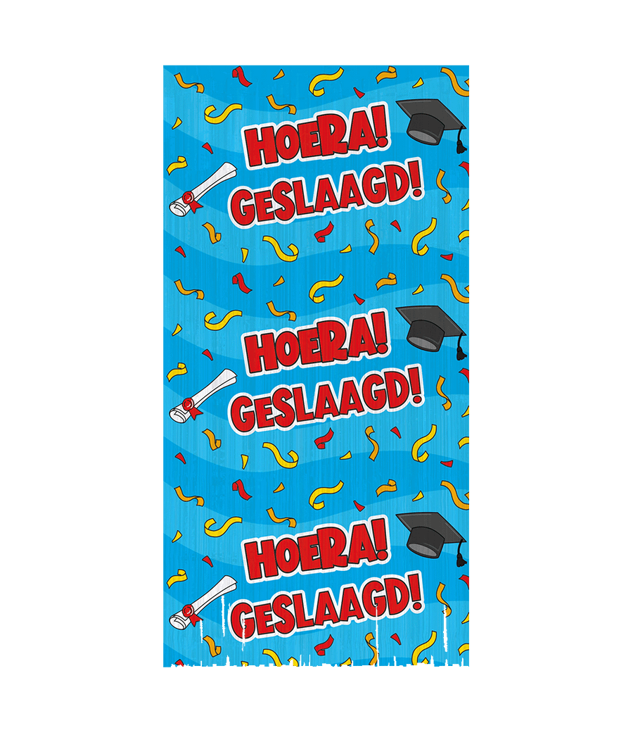 Geslaagd foliegordijn - 200 x 100 cm - cartoon