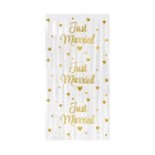 Just Married foil curtain