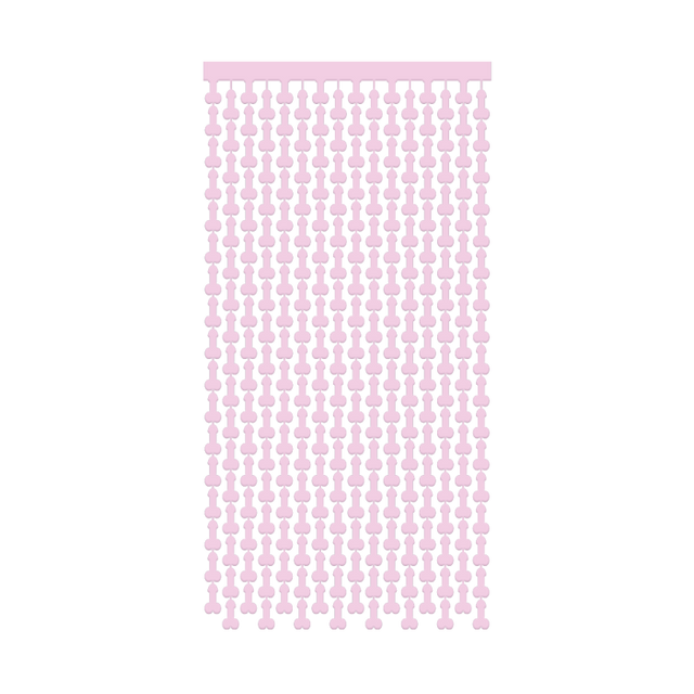 Foliegordijn Penis - 200 x 100 cm - roze