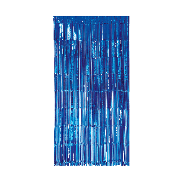 Foliegordijn - 200 x 100 cm - donkerblauw