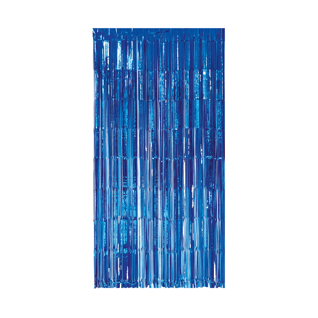Foliegordijn - 200 x 100 cm - donkerblauw