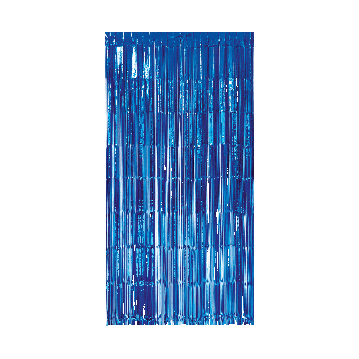 Foliegordijn - 200 x 100 cm - donkerblauw