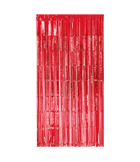 Foliegordijn - 200 x 100 cm - rood