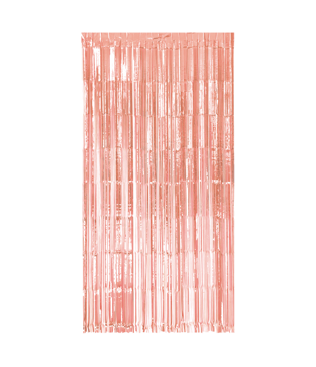 Foliegordijn - 200 x 100 cm - roségoud