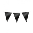 Vlaggenlijn - 10 meter - zwart metallic