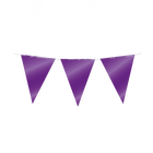 Vlaggenlijn - 10 meter - paars metallic