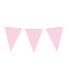 Vlaggenlijn - 10 meter - pastel licht roze