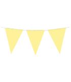Vlaggenlijn - 10 meter - pastel geel