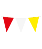 Vlaggenlijn - 10 meter - rood / wit / geel