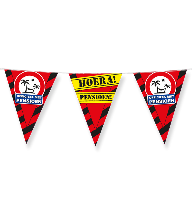 Pensioen Vlaggenlijn - 10 meter