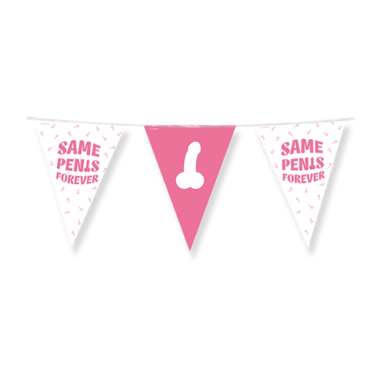 Vlaggenlijn - Same penis forever - 10 meter