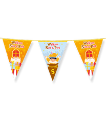 Sinterklaas versiering | vlaggenlijn - 10 meter