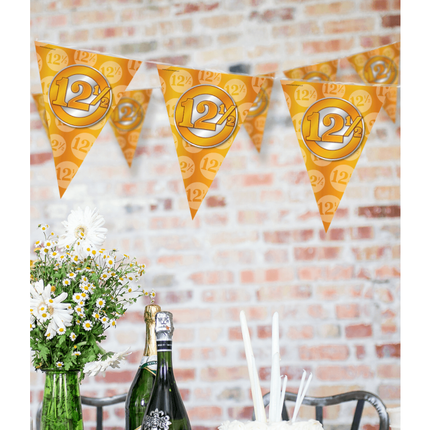 Vlaggenlijn - 10 meter - 12,5 jaar getrouwd