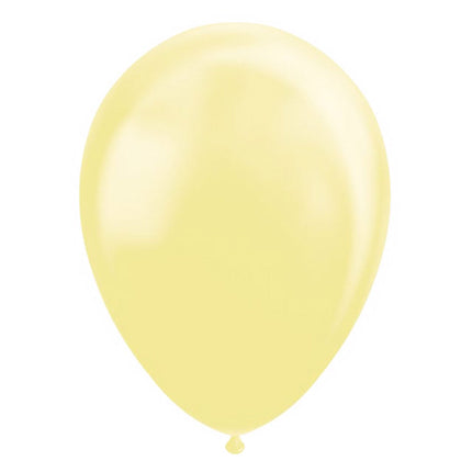 Ballonnen - 10 stuks - 30 cm - pastel geel