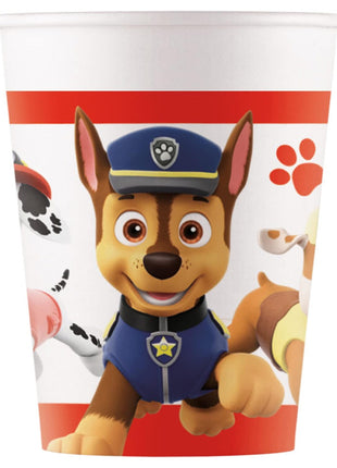 Paw Patrol papieren bekertjes - 8 stuks - 200 ml