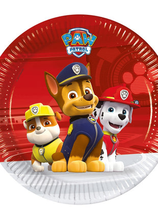 Paw Patrol Pappteller – 8 Stück – 20 cm