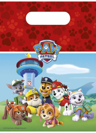 Paw Patrol Kunststoff-Spenderbeutel – 6 Stück – 20,5 x 16,5 cm