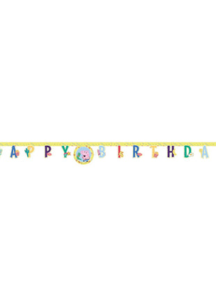 Peppa Pig Happy Birthday Buchstabengirlande – 2 Meter