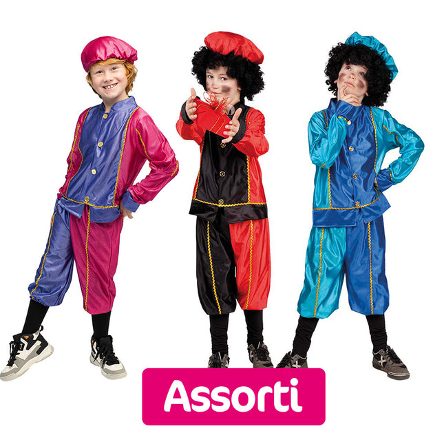 Pietenpak kind - 7 tot 9 jaar - 128-140 cm - assorti