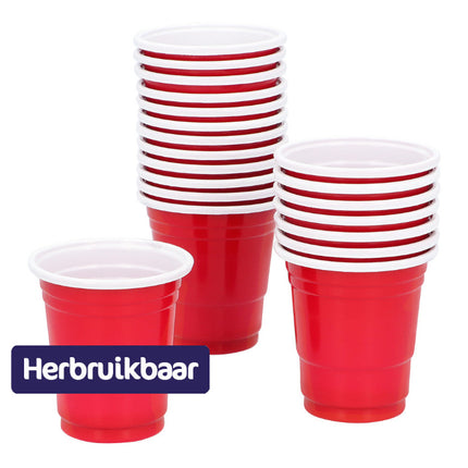 Plastic shotglaasjes - 20 stuks