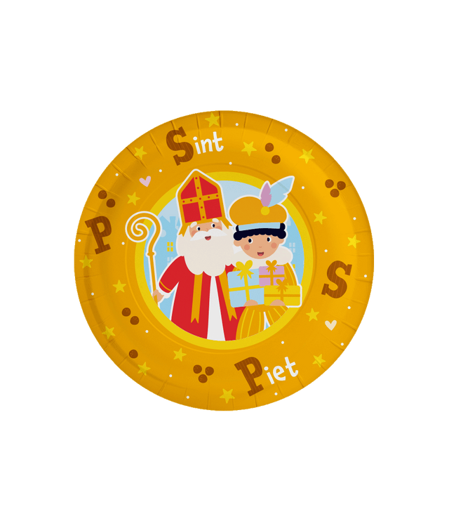 Sinterklaas bordjes - 8 stuks