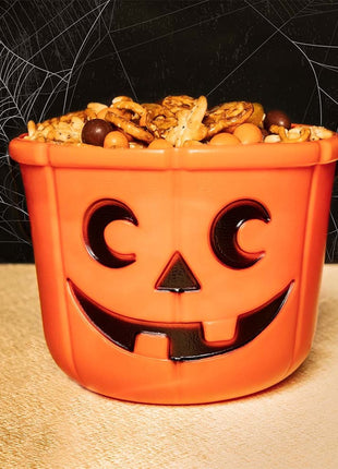 Halloween - Trick or Treat pumpkin bucket 14 x 18 cm