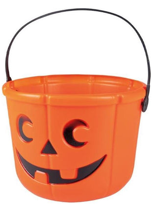 Halloween - Trick or Treat pumpkin bucket 14 x 18 cm