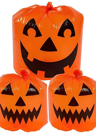 Pumpkin decoration bags - 3 pieces