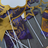 New Year Photobooth props en bord