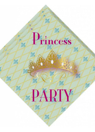 Princess napkins - 20 pieces - 33 x 33 cm