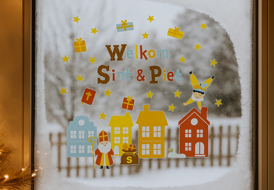Sinterklaas raamstickers
