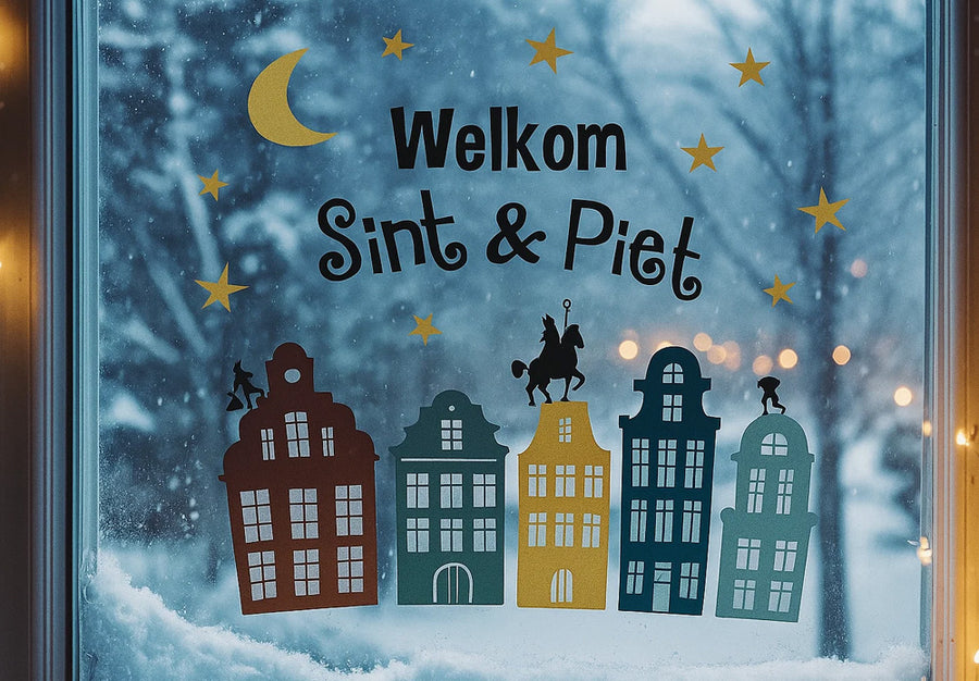 Sinterklaas raamstickers