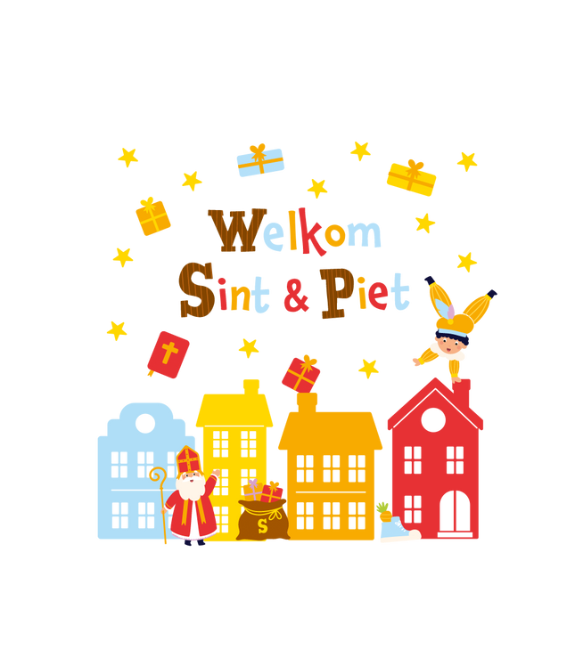 Sinterklaas raamstickers