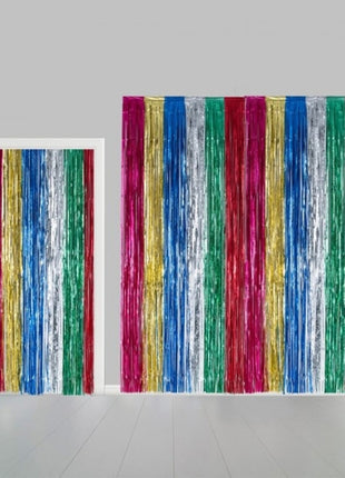 Foil curtain - 240 x 100 cm - Rainbow