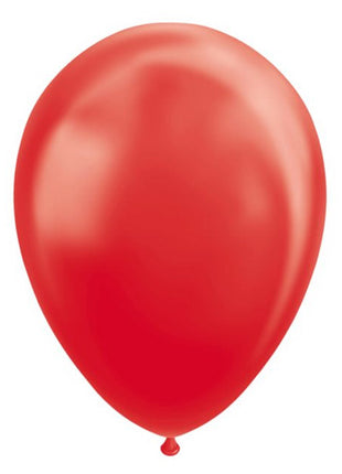 Ballonnen - 10 stuks - 30 cm - Rood metallic