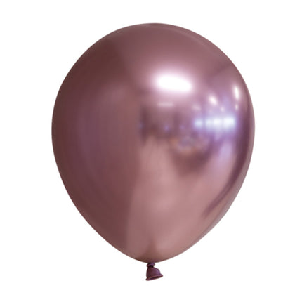 Ballonnen - 10 stuks - 30 cm - chrome roségoud