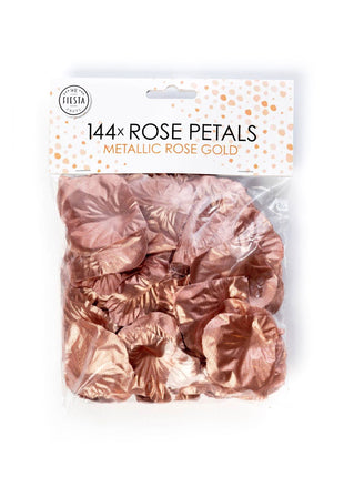 Rose petals rose gold metallic (144 pieces)